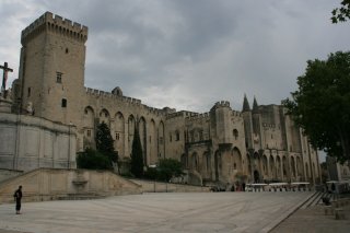 Der Papstpalast von Avignon