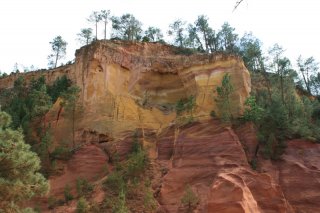 Der Ockerbruch in Roussillon