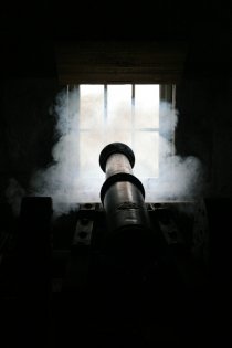 Kanone im Pendennis Castle