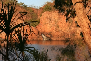 Edith Falls im Abendlicht