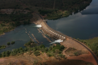 Division Dam am Lake Argyle