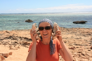 Muscheln an den Oyster Stacks