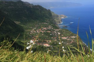 Blick auf Arco de Sao Jorge 