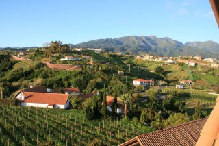 Landschaft vor unserem Hotel