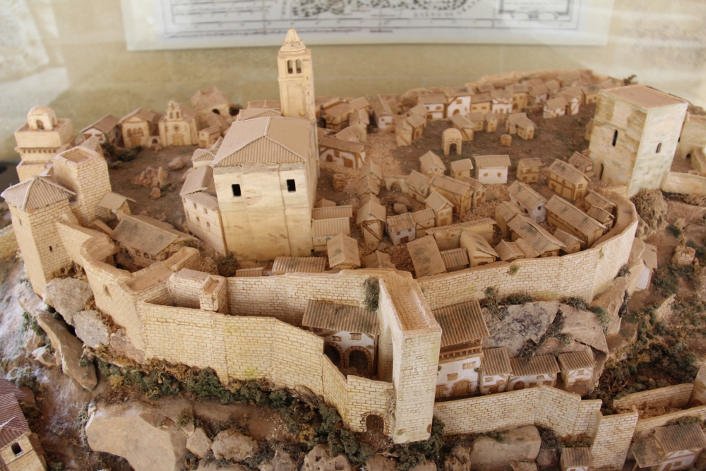 Modell der Fortaleza de la Mota / Alcalá la Real