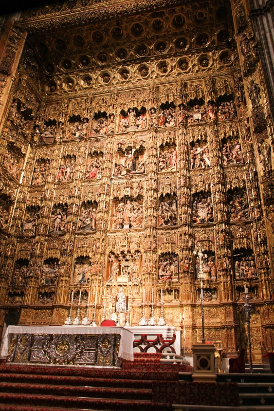 Hochaltar in der Kathedrale von Sevilla