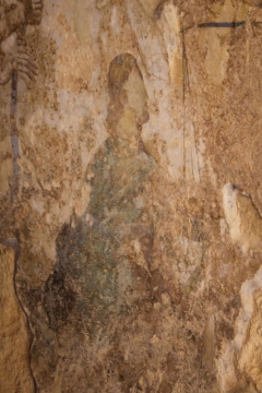Fresko im Grab der Girlanden in der Necrópolis Romana bei  Carmona