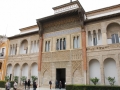 Innenhof im Königspalast Real Alcázar in Sevilla