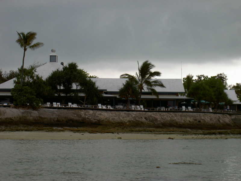 Unwetterwolken über Heron Island