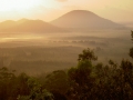 Sonnenaufgang in den Glass House Mountains