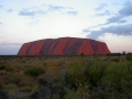 Ayers Rock bei Sonnenuntergang
