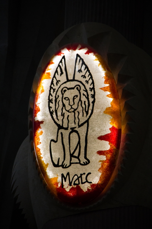 Die Lichtfenster in der Sagrada Família
