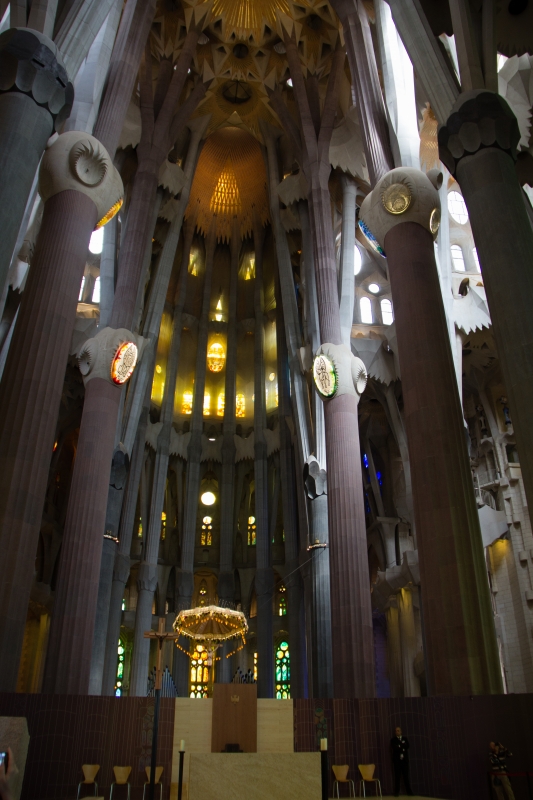 Die Lichtfenster in der Sagrada Família