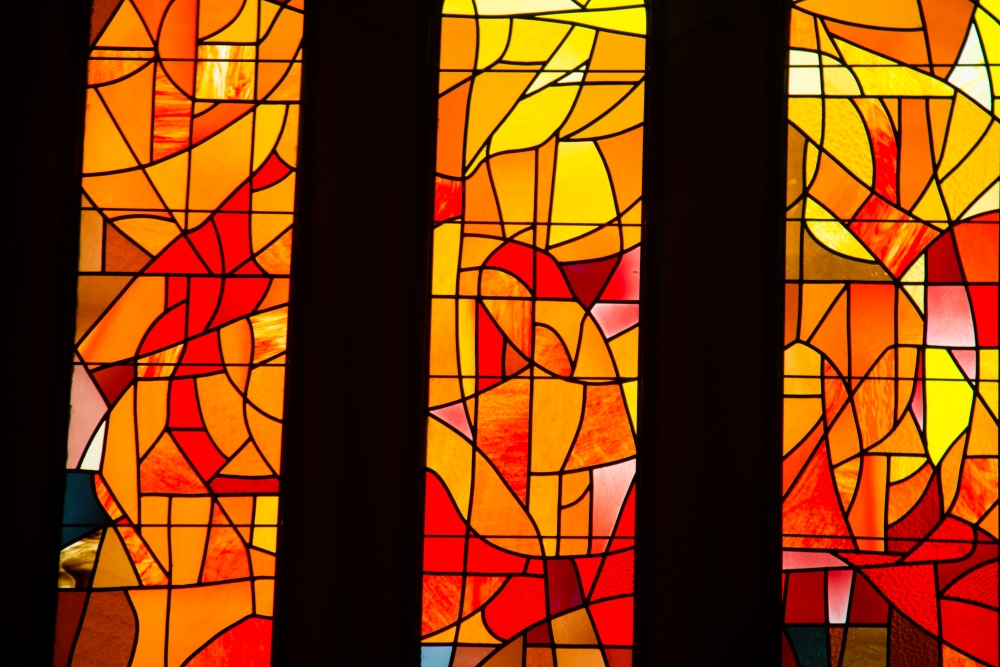 Die Lichtfenster in der Sagrada Família