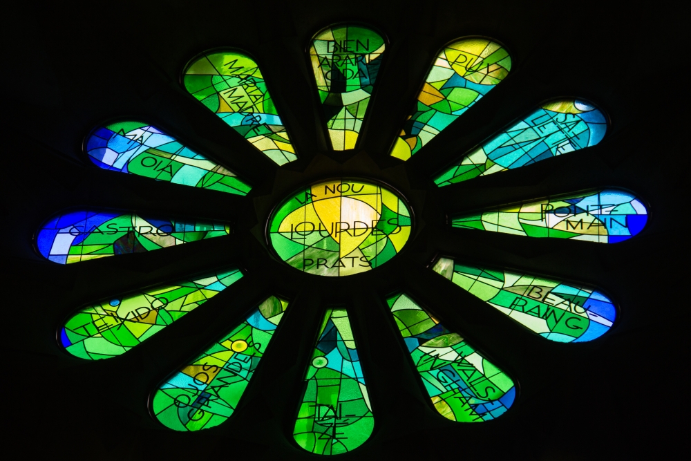 Die Lichtfenster in der Sagrada Família