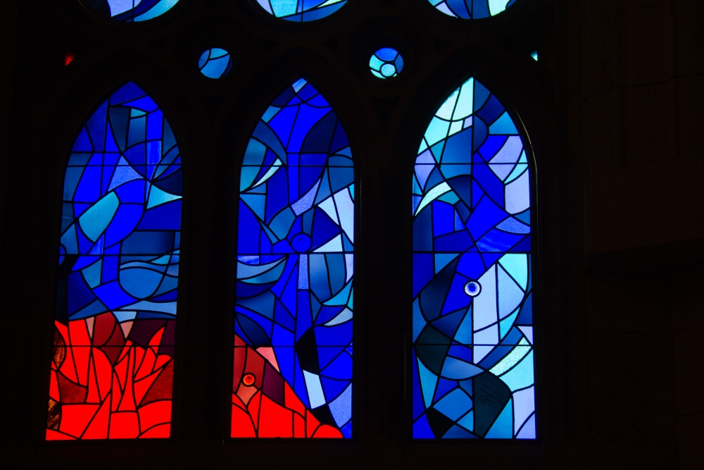 Die Lichtfenster in der Sagrada Família