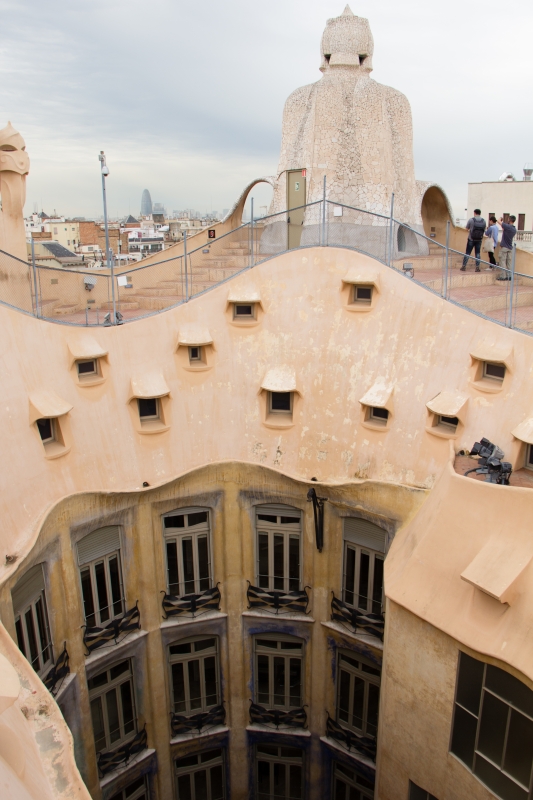 Casa Milà Dachbereich