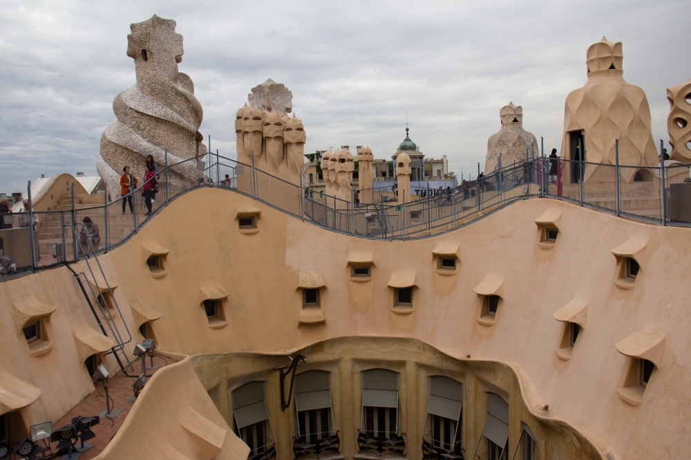 Casa Milà Dachbereich
