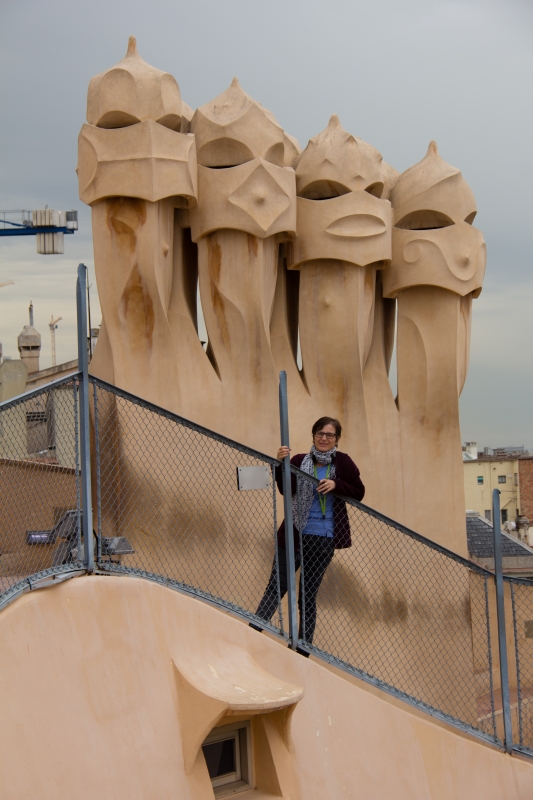 Schornsteine der Casa Milà
