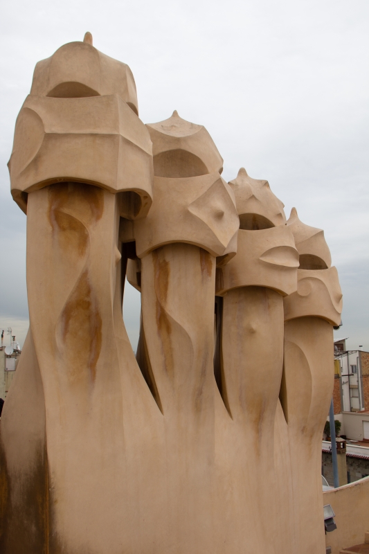 Schornsteine der Casa Milà