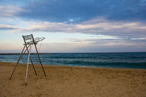 Strand von Bareclona am Parc del Poblenou
