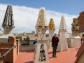 Die berühmten Schornsteine des Palau Güell