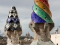 Die berühmten Schornsteine des Palau Güell