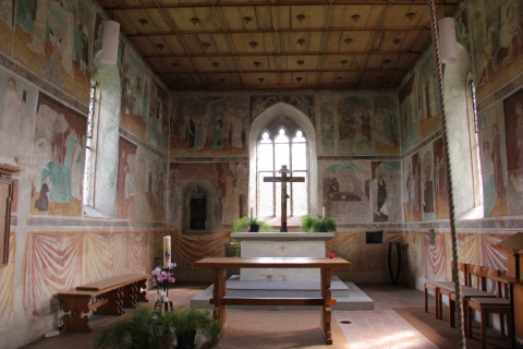 Fresken in der  Leonhards Kapelle bei Landschlacht