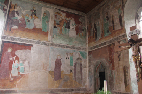 Fresken in der  Leonhards Kapelle bei Landschlacht