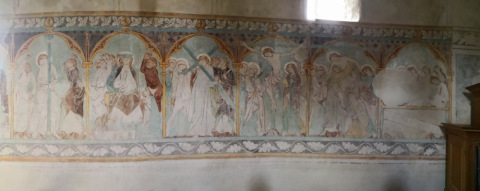 Fresken in der  Leonhards Kapelle bei Landschlacht