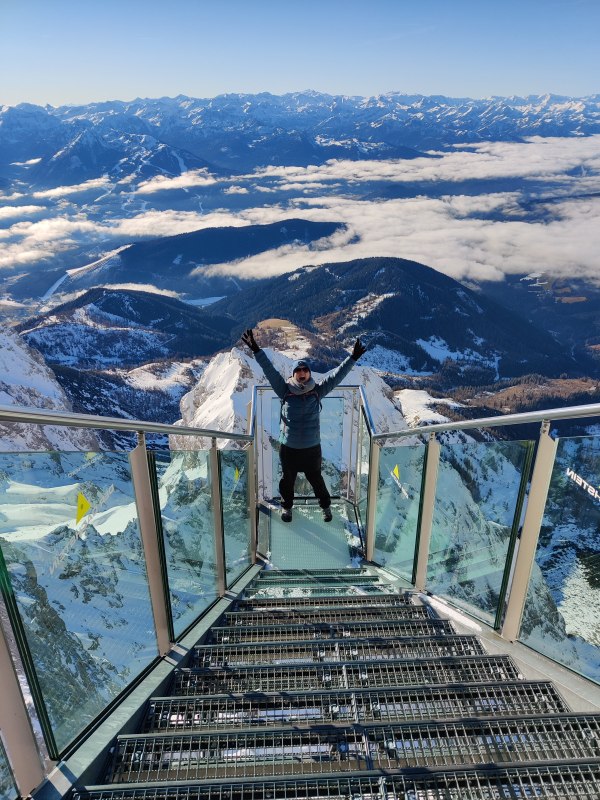 Ausblick vom Dachstein Skywalk