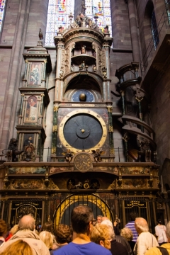 Astronomische Uhr in der Kathedrale Notre Dame in Straßburg