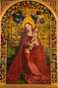 Gemälde Maria im Rosenhag in der Église des Dominicains in Colmar