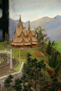 Norwegische Stabkirche im Miniatur Wunderland