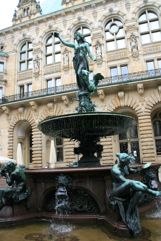 Innenhof des Hamburger Rathaus