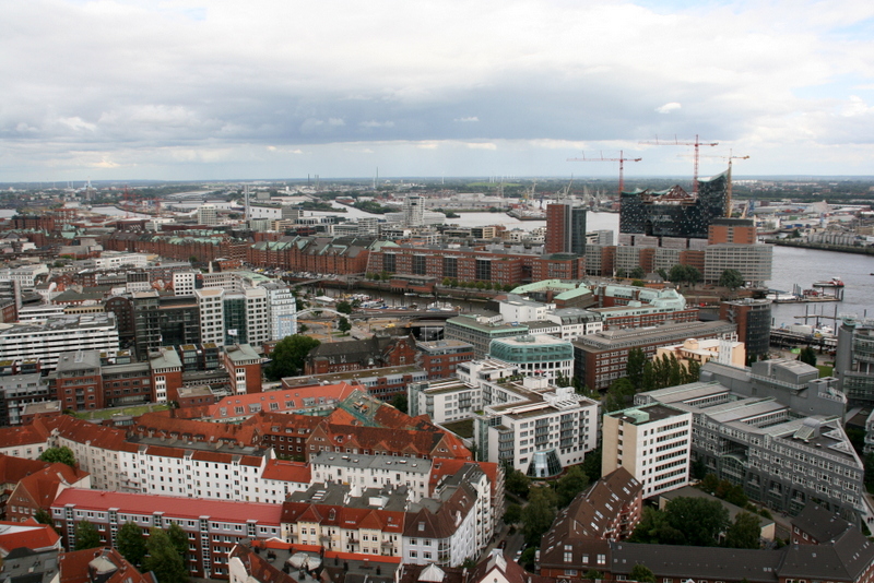 Blick auf Elbphilharmonie