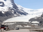 Columbia Icefield - diesmal in der Sonne