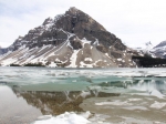 Bow Lake mit fast ohne Eis