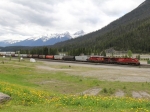 Canadian Pazific Railway - 2 Loks mit 150 Waggons
