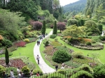 Sunken Garden im Buchart Gardens in Vancouver Island