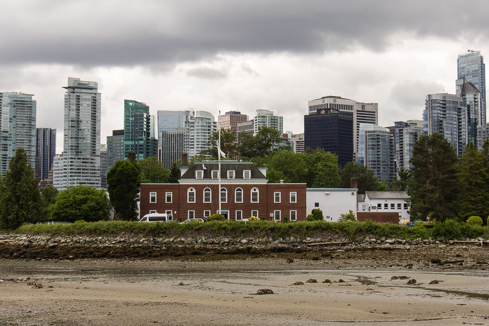 Skyline von Vancouver - im Vordergrund Deadman's Island