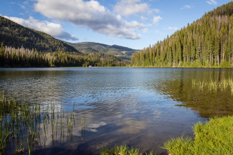 Abendstimmung am Lightning Lake im Manning Provincal Park