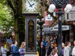 Die Steam Clock in der Water Street