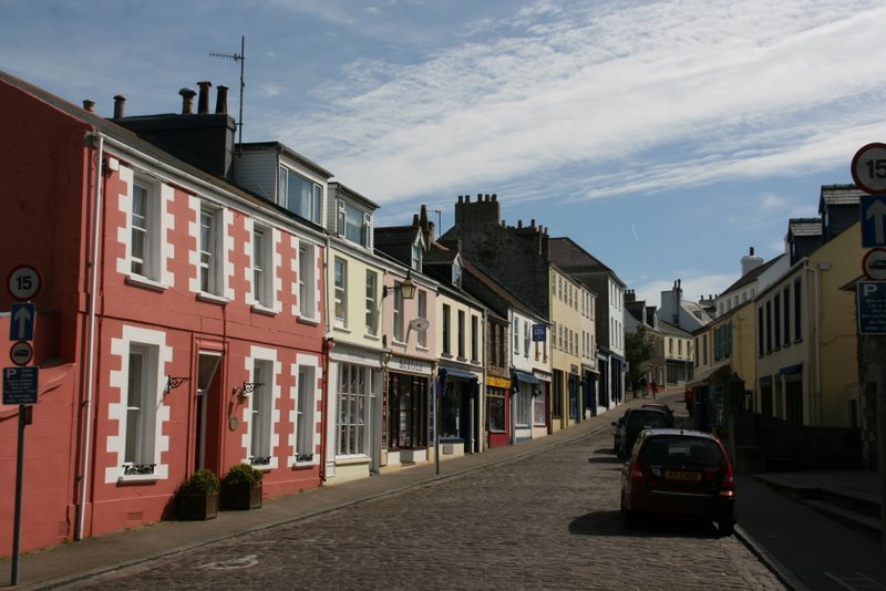 Victoria Street in der Nachmittagssonne