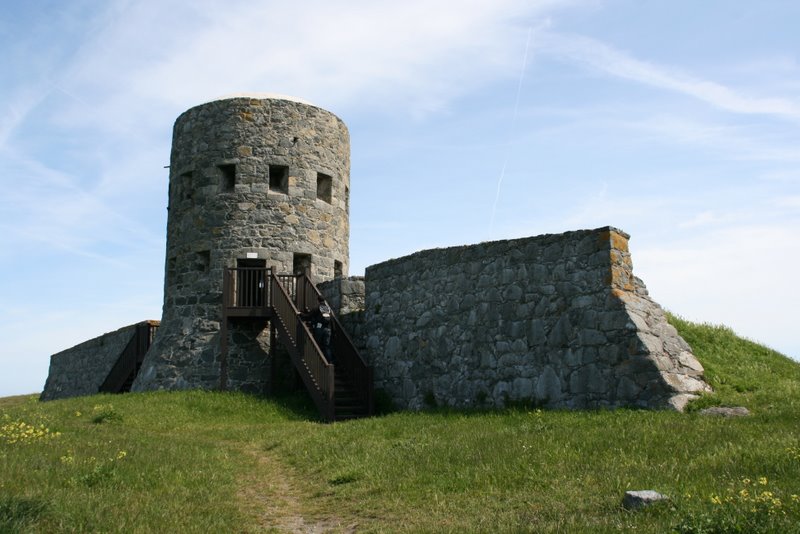 Rousse Tower im Norden von Guernsey