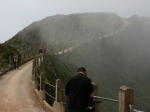 Der 90 m hohen Grat La Coupée verbindet Little Sark mit Great Sark