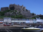 Castle Orgueil über Gorey