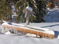 Zum Glück haben wir warmen Tee im Rucksack