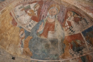Malereien aus dem 15. Jhdt in der Kapelle von St. Thomas de Pastoreccia