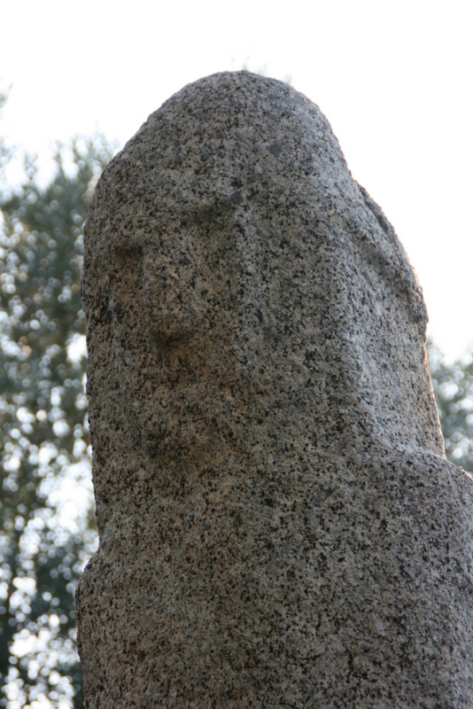 Menhir in der Ausgrabungsstätte Filitosa